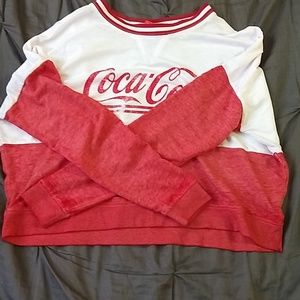 Long sleeve coca-cola shirt